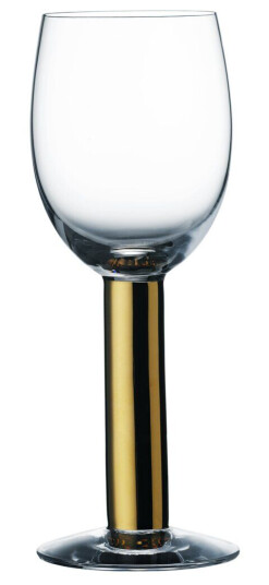 Orrefors Nobel vinglass 20 cl Clear/Gold