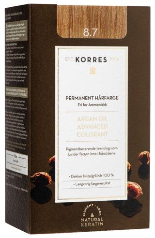 Korres Argan Oil Advanced Colorant 8.7 Toffee