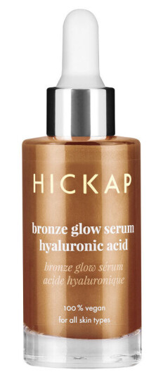 Hickap Bronze Glow Fuktighetsserum med Hyaluronsyre 30 ml