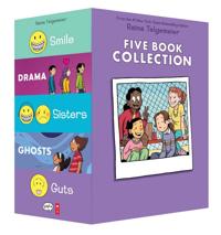 Raina Telgemeier Five Book Collection: Smile, Drama, Sisters, Ghosts, Guts Av Raina Telgemeier