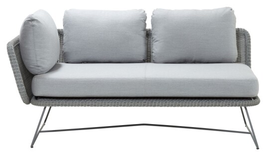 Cane-line Horizon 2-pers. sofa høyre modul, Lysegrå