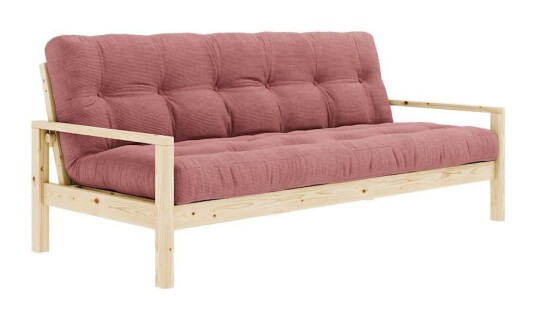 Karup Design Knob Sovesofa, Lakkert furu, Sorbet Pink Unoliving 1733433-13-0 1733433-08-0 Karup Design Knob Sovesofa, Lakkert furu, Sorbet Pink Unoliving 1733433-13-0 1733433-08-0