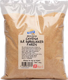 Rømer Cayena Rå Rørsukker Farin Økologisk 500g Rømer Cayena Rå Rørsukker Farin Økologisk 500g
