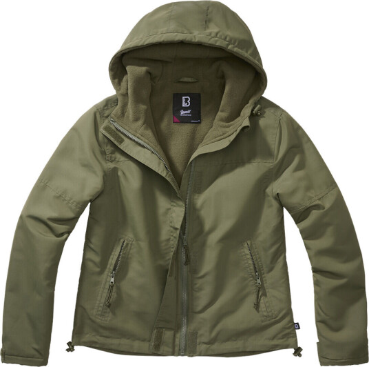 Brandit Windbreaker Frontzip Damejakke XL Grønn Brandit Windbreaker Frontzip Damejakke XL Grønn
