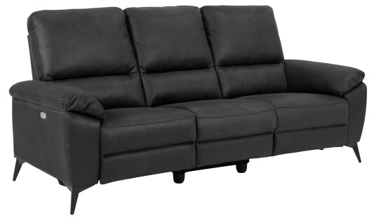 Rie sofa 3 seter recliner elektrisk, grå. Rie sofa 3 seter recliner elektrisk, grå.