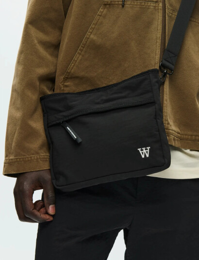 WOOD WOOD Wwflorian Side Bag 25346 Black ONE SIZE WOOD WOOD Wwflorian Side Bag 25346 Black ONE SIZE