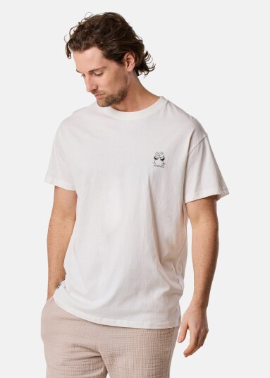 Denim Factory Relax Tee Cloud Dancer Xl T-Shirts