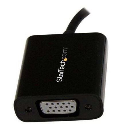 StarTech Mini DisplayPort til VGA Adapter 0,18 m Svart - 1080p StarTech Mini DisplayPort til VGA Adapter 0,18 m Svart - 1080p