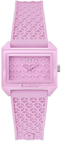Guess Dameklokke GW0677L2 Classic Rosa/Gummi