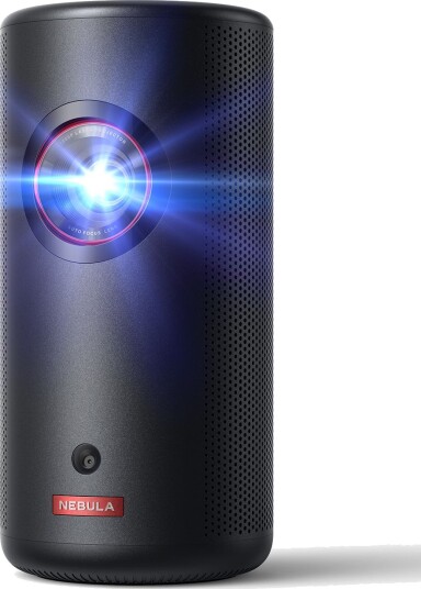 Nebula Capsule 3 Laser Mini Projektor med Google TV - Bærbar Svart