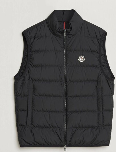 Moncler Contrin Down Vest Black
