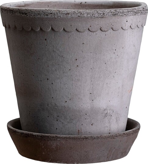 Bergs Potter Potte med fat Helena RAW diameter 21 cm Grå