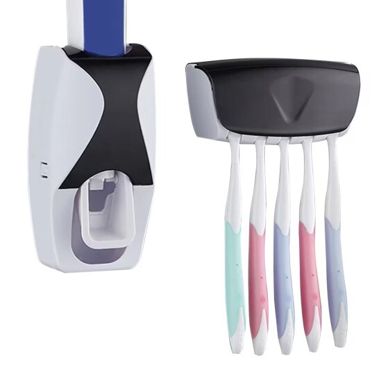 Tannkremdispenser med Tannbørsteholder Tannkremdispenser med Tannbørsteholder