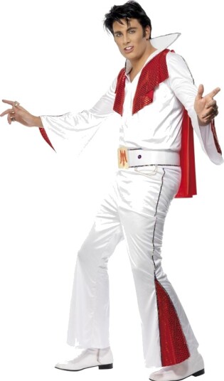 Smiffys Viva Las Vegas Lisensiert Elvis Kostyme