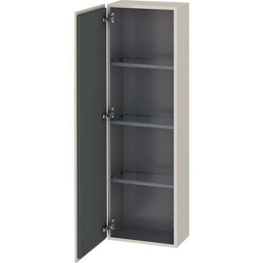 Duravit L-Cube Halvhøyt skap m/1 dør 400x1320x243 mm Taupe Matt
