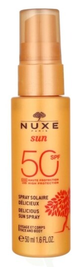 Nuxe Sun Delicious Solkrem Spray SPF50 50 ml - UVA/UVB Beskyttelse Nuxe Sun Delicious Solkrem Spray SPF50 50 ml - UVA/UVB Beskyttelse