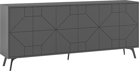 Dune Konsollbord 183,8x77,4 cm Antrasitt - Hanah Home