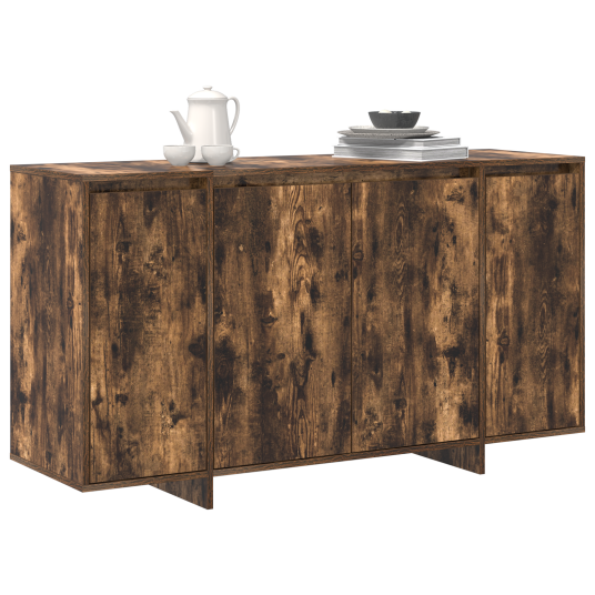 Serviesskap Røkt eik 135 x 41 x 69 cm Konstruert tre
