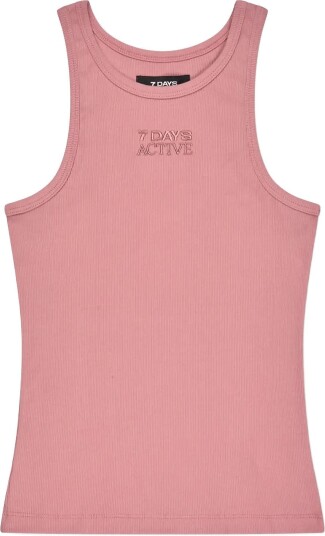 7 DAYS Active Mind W Rib Tank Pink XS