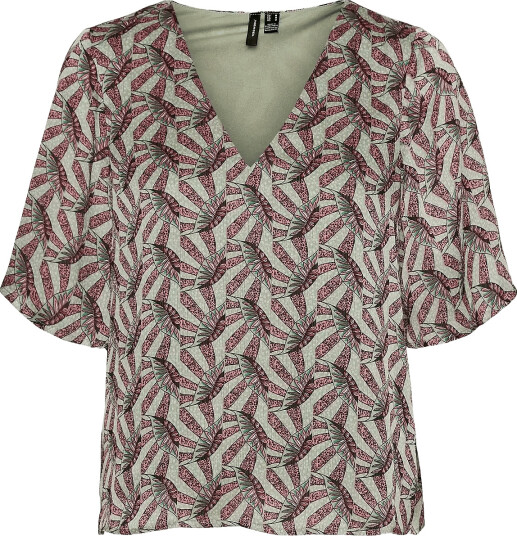 Vero Moda | Vmzelda 2/4 V Neck Top Wvn Lcs | XS