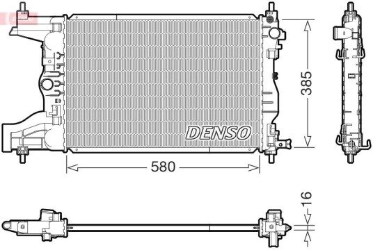 Radiator DENSO DRM15017