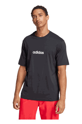Adidas Essentials Linear Single Jersey T-Shirt t-skjorte herre Black XL Adidas Essentials Linear Single Jersey T-Shirt t-skjorte herre Black XL