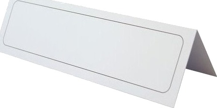 Bordnavnekort Durable 6,1 X 21 Cm Pakke A 100 Stk.