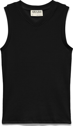 Vero Moda Awcolbie V Neck Tank Top Black XS