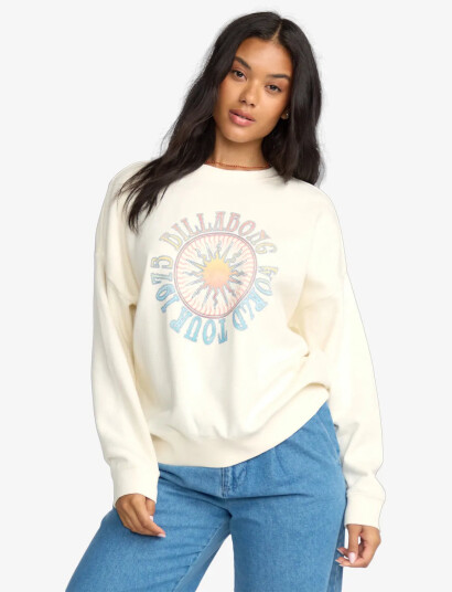 Billabong Echo Crew Flc - Cream - L Billabong Echo Crew Flc - Cream - L