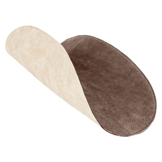 Vega Bordbrikke Shana; 30x45 cm (BxL); Beige/Gråbrun; Oval; 6 Stykk / Forpakning