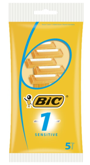 Bic 1 Sensitive engangshøvler 5 stk. Bic 1 Sensitive engangshøvler 5 stk.