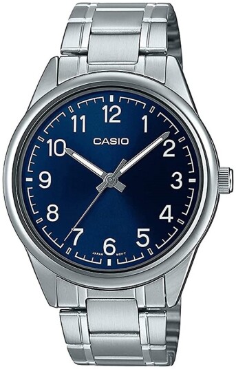Casio Herreklokke MTP V005D 2B4UDF Classic Blå/Stål Ø40 mm