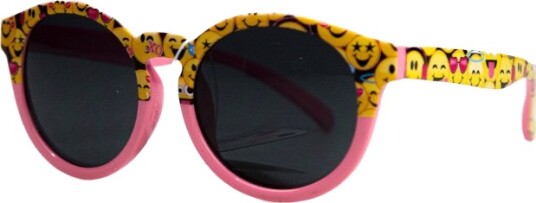 Kiddus Solbriller Junior - Rosa Emoji