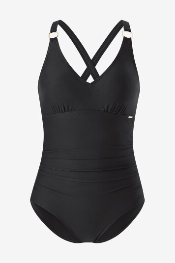 Speedo - Badedrakt Womens Shaping V Neck 1 Piece - Svart