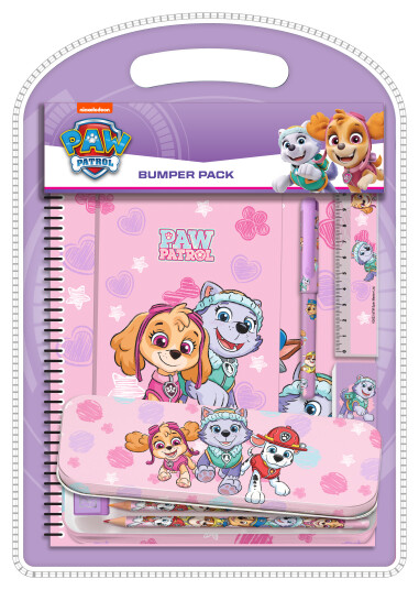 Kids Licensing Pink writing set with metal box Paw Patrol 045606884 Kids Licensing Pink writing set with metal box Paw Patrol 045606884
