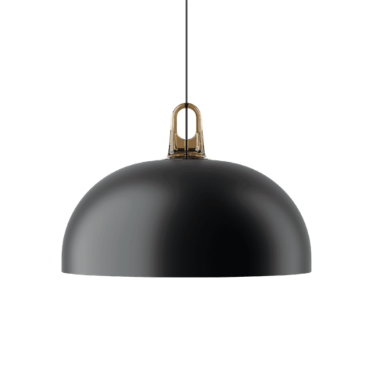 Lodes Jim Dome Taklampe Sort/ Hvit/ Honning
