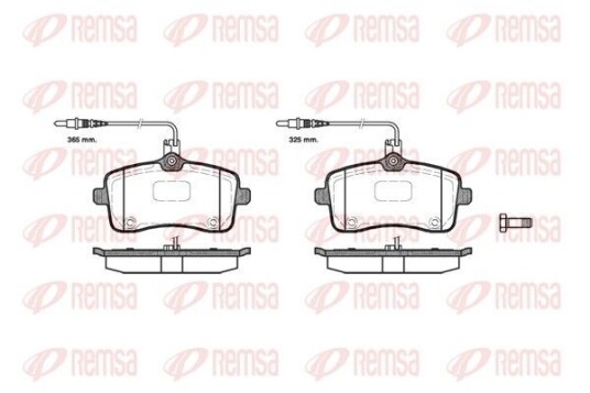 Bremseklosser REMSA 1102.04