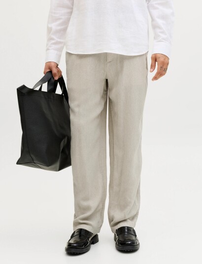 Jack & Jones Jpstkarl Mykonos Linen Blend Chino Beige L