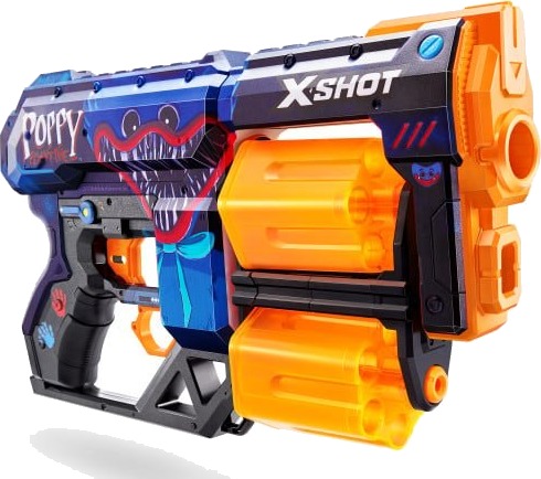 X-Shot Skins Dread Poppy Playtime Blaster M/ 12 Skumpiler Toony X-Shot Skins Dread Poppy Playtime Blaster M/ 12 Skumpiler Toony