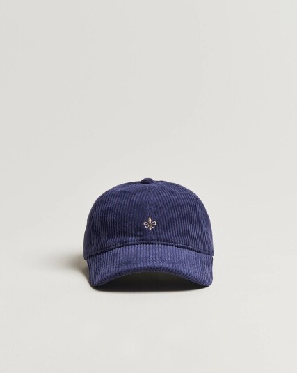 Morris Lily Corduroy Cap Blue