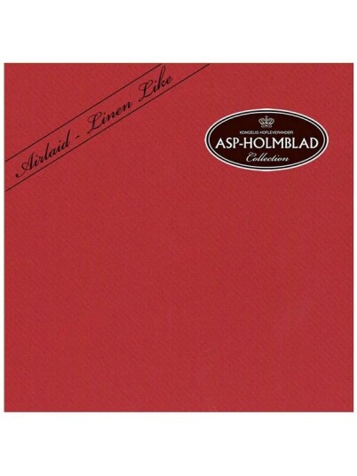 Asp Holmblad Servietter Airlaid Red