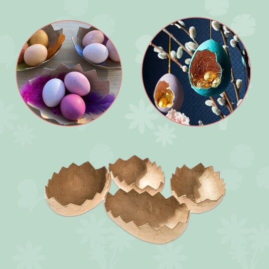 Eduplay To-delte egg i kartong 4 stk