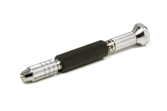 Tamiya Håndbor Fine Pin Vise D-R (0,1mm til 3,2mm)