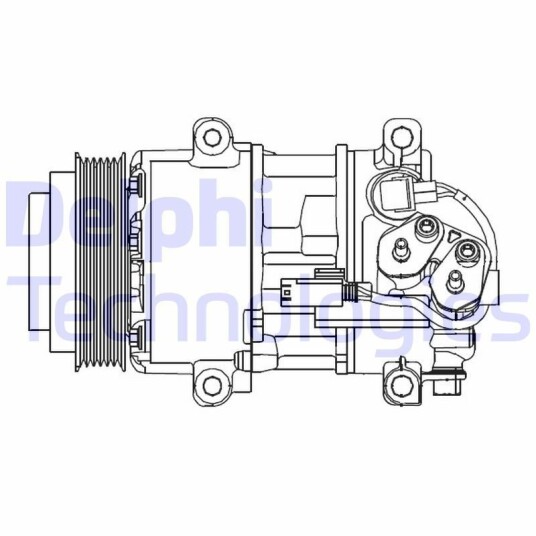 AC kompressor DELPHI CS20499 AC kompressor DELPHI CS20499