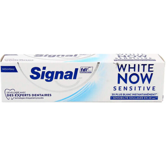 Tannblekingstannkrem SIGNAL White Now Sensitive 75 ml Tannblekingstannkrem SIGNAL White Now Sensitive 75 ml