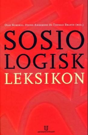 Sosiologisk leksikon, Pent brukt bok uten markeringer