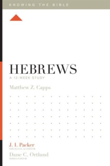 Hebrews A 12Week Study