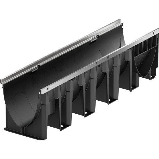 ACO V200PS 1000x265mm Takrenne Med Rist/Tut ACO V200PS 1000x265mm Takrenne Med Rist/Tut