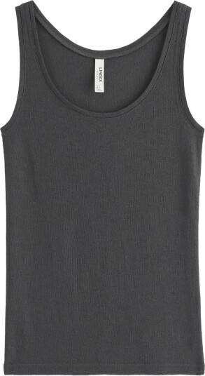 Lindex Tank Top In Merino Wool DARK DUSTY GREY XL