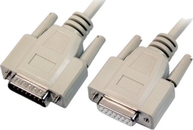 Efb Elektronik K5129.5, Beige, 5 M, D-Sub 15, D-Sub 15, Hankjønn, Hunkjønn